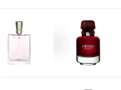 Parfums : exemple d'articles de la catégorie